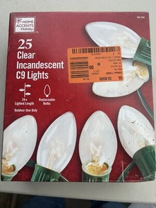 *Clearance* Outdoor String Lights - 25’ - C9 Bulbs - Picture 1 of 4