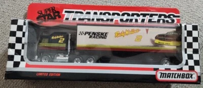 Matchbox #2 1992 Rusty Wallace Penske Racing Nascar Super Star Transporter Foto 1 de 3