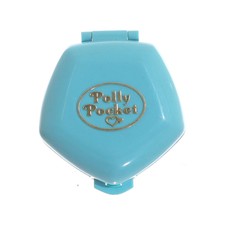 Polly Pocket Mini Nursery Baby Zimmer 1992 mit Figuren