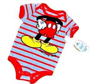 NUOVO Body Walt Disney World Parks TOPOLINO bambino creeper taglia 6M - Foto 1 di 5