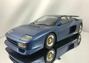 Ferrari Koenig Testarossa Biturbo Azul Metálico Gt Spirit ZM094 1/18 Twin Turbo - Imagen 1 de 8