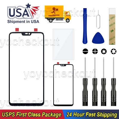 for 1+ OnePlus 6 A6003 Replacement Outer glass Lens Screen - Image 1 of 4