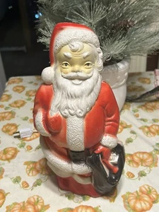 Vintage 1968 Empire 13" SANTA CLAUS Light-Up Christmas Blow Mold New Light - Picture 1 of 7