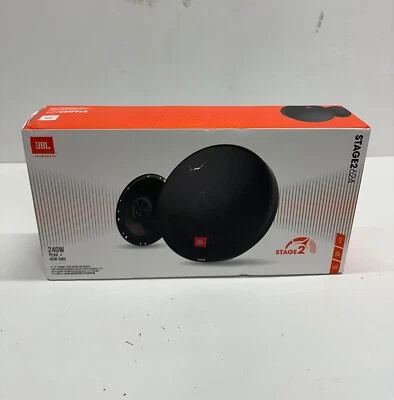 JBL STAGE2 624 Car 6.5''(165mm) Car/Van 2-Way Coaxial Speakers 240W NO GRILLS - Image 1 of 4