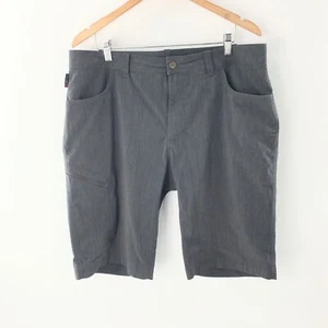 Sherpa Adventure Gear Mens Shorts Gray Hike Outdoor Stretch Cotton Blend Sz 36 - Picture 1 of 13