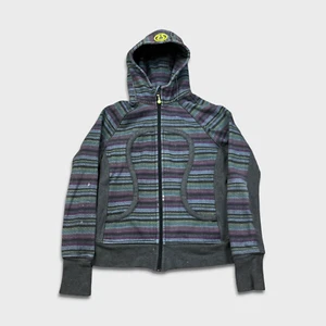 Sudadera con Capucha Deportiva Lululemon Buceo Mujer Mediana Azul Cremallera Completa - Imagen 1 de 7