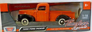 Ford Pick Up Motor Max Modelo 1940 Naranja Escala 1:18 - Imagen 1 de 1
