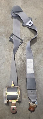 Passenger Side Front Seat Belt 1990-1991 Toyota 4Runner Seatbelt GRAY - Image 1 of 4