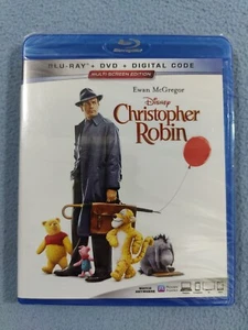 NEW SEALED DISNEY CHRISTOPHER ROBIN BLU-RAY + DVD EWAN MCGREGOR, HAYLEY ATWELL - Picture 1 of 2
