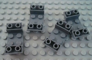 New LEGO Lot of 4 Dark Bluish Gray 4x2 Double Inverted Cockpit Slopes - Picture 1 of 1