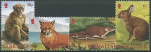 Gibraltar 2002 animales autóctonos 1010/13 sin usar - Imagen 1 de 1