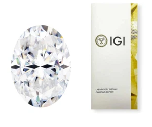 Luxury Lab-Grown Diamond – 1 Carat F VVS1 IGI Certified – Oval - Make an Offer ! - Picture 1 of 1