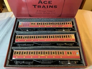 Ace Trains O Gauge CIE/LM 3 Rail AC or DC LMS 3 Car EMU Broad Street/Richmond - Picture 1 of 8