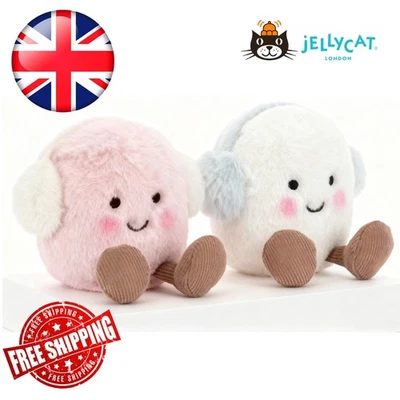 Jellycat Amuseables Tostadas Rosa Blanco Malvaviscos Navidad REGALO Nuevo Reino Unido