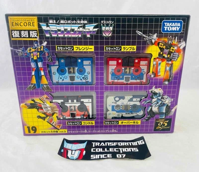 Transformers 2009 G1 Encore 19 Decepticon Cassettes Volume 3 MISB - Image 1 of 2