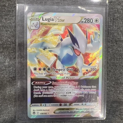 Pokémon TCG Lugia VSTAR Silver Tempest 139/195 Holo Ultra Rare PACK FRESH - Image 1 of 4