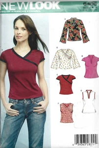 New Look Pattern #6405-Misses Top for  Stretch Knits Only  8-18 - Picture 1 of 1