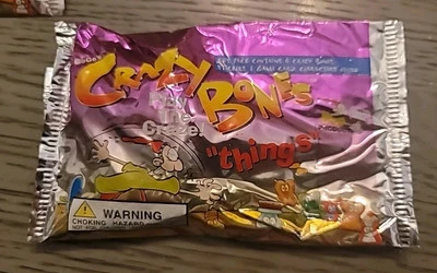 GoGo's CRAZY BONES "RED THINGS" PRINTED PACK ☆ POSSIBLE ALIEN BONE Enclosed.?.?. - Image 1 of 4