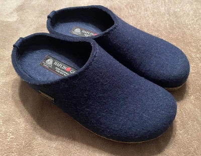 Tamancos de salto HAFLINGER JULIETTE WEDGE AZUL MARINHO 39 - Imagem 1 de 4