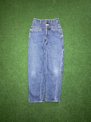 Jeans de diseñador vintage Marithe Francois Girbaud para mujer 3/4 lavado medio 36x29 años 90 Foto 1 de 4