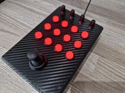 Button Box for PC/consoles sim racing/flight sim/ets2/farm sim, joystick, LEDS R - Image 1 of 4