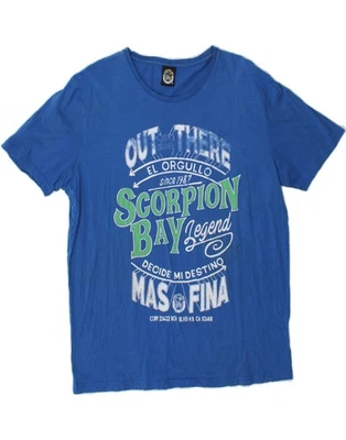 Camiseta Top SCORPION BAY Para Hombres Gráfico XL Azul Algodón EV06 Foto 1 de 4