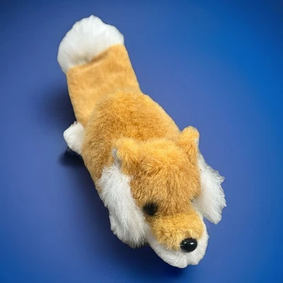 BJ Toy Fox Pencil Case Coin Purse Plush Stuffed Animal Soft Clip Storage Zipper - Image 1 of 4