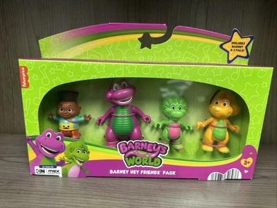 Barney's World Barney Hey Friends 4 Figure Pack - Image 1 of 4