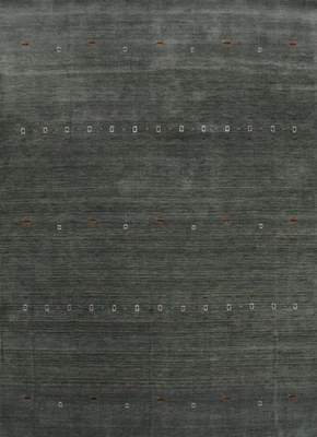 Alfombra Tribal India 8x10 Anudada a Mano Lana Minimalista Oriental para Cualquier Habitación Foto 1 de 4