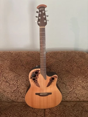 Ovation Celebrity Elite CE44-4 A/E Guitar - Natural - Open Box - Image 1 of 4