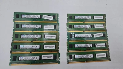 10 LOT - Samsung 4GB PC3-12800U MEMORY RAM DESKTOP PC Computer 698650-154 - Image 1 of 4