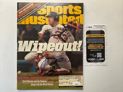 JASON VARITEK Autographed Signed Sports Illustrated Boston Red Sox Baseball COA - Image 1 of 2