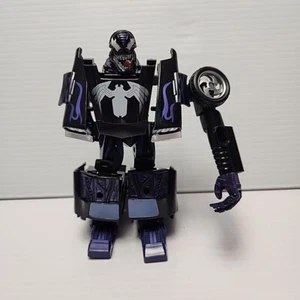 2008 Transformers Marvel Venom Crossovers Black Muscle Car Incomplete Hasbro - Picture 1 of 5