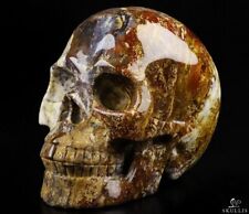 Gemstone Huge 5.0" Blue & Red Pietersite Carved Crystal Skull, Realistic