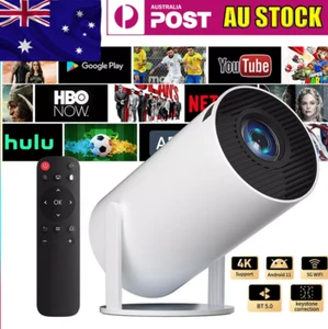 5G 4K Projector Smart HD LED WiFi Bluetooth HDMI Android Office Home Theater AU - Picture 1 of 13