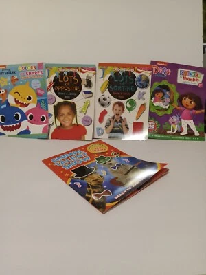 Educational Workbooks, Collection of 5!  Stickers included in four of the books! - Image 1 of 4