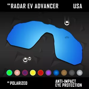 Kratzfest polarisierte Ersatzlinse für Oakley Radar EV Advancer OO9442 Opt - Bild 1 von 16