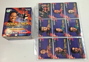 Juego completo de nueve cartas coleccionables Star Trek Deep Space serie 1993 - Imagen 1 de 24