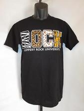 New-Minor Flaw- Slippery Rock Pride Adult Small (S) Black Shirt by J. America