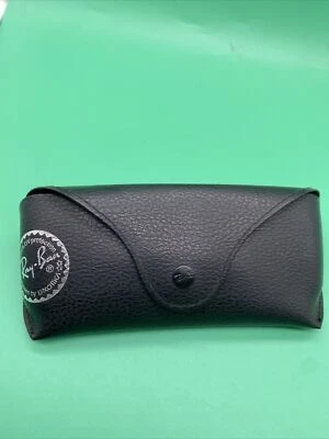 Ray-Ban Repuesto Guijarro Negro Gafas Gafas A Presión SOLO ESTUCHE Envío Gratuito Foto 1 de 4