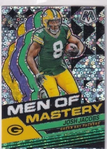 2024 Panini Mosaic NFL No. MM-9 Josh Jacobs Men of Mastery Disco Prizm - Picture 1 of 2