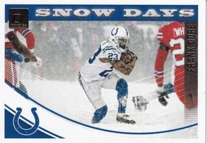 2018 Panini Donruss - Snow Days Frank Gore #SD-17 - Colts - Picture 1 of 2