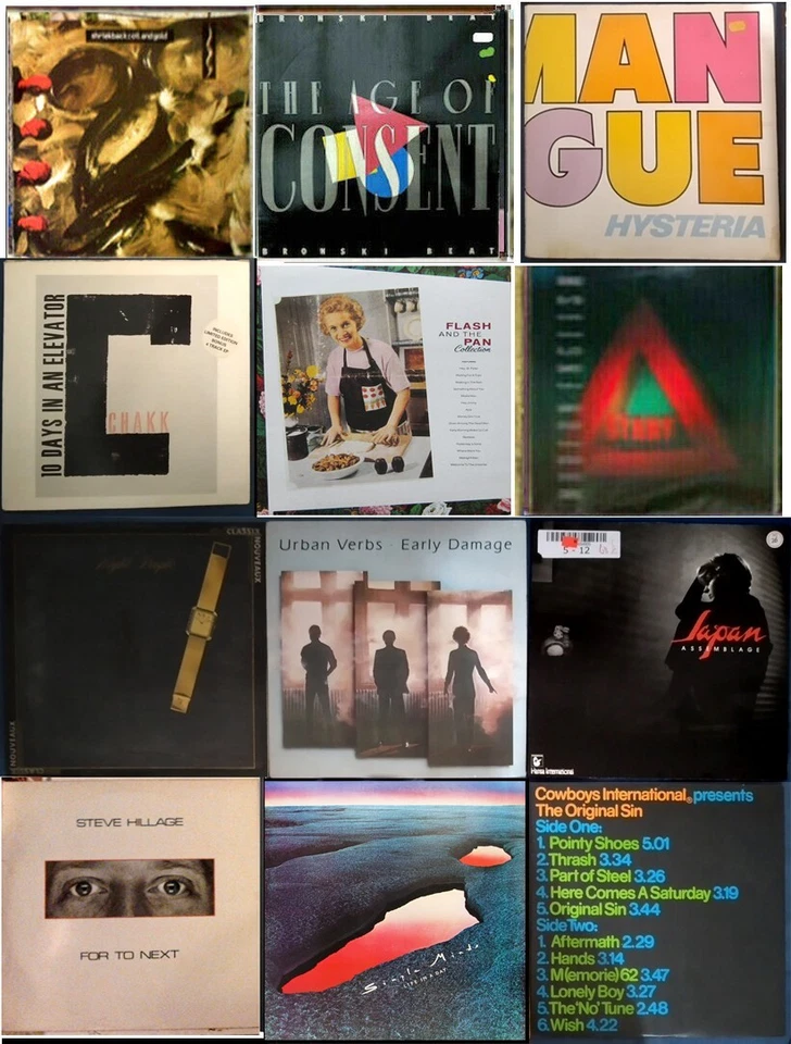 BIG NEW WAVE LOT 12x LP - Photo 1/1
