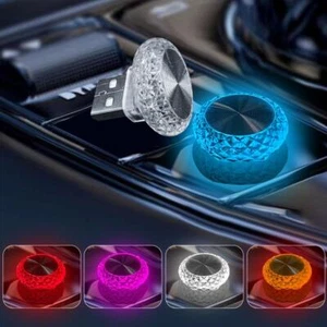 1x Mini Lamp Bulb USB LED Car Interior Neon Atmosphere Ambient Light Accessories - Picture 1 of 20