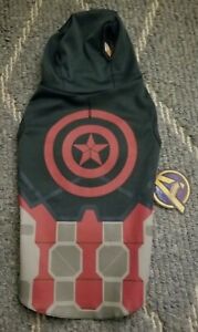 NEUF Costume Avengers Captain America Dog taille S animal de compagnie Halloween