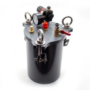 Carbon Steel Pressure Container Liquid Dispenser Bucket w Safety & Control Valve - Picture 1 of 8