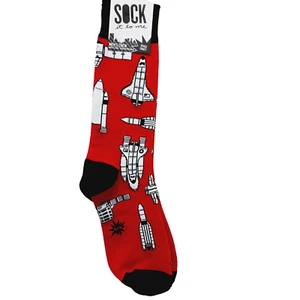 Calcetines Crew Hombres Mujeres Nave Espacial Transbordador Satélite Viaje Exterior COMBO ENVÍO - Imagen 1 de 10