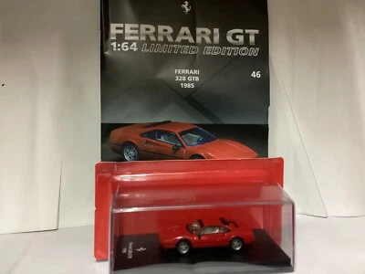 FERRARI  328 GTB 1985 1/64 die-cast + BOOKLET, Centauria Limited edition - Immagine 1 di 4