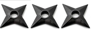 Vendedor del Reino Unido Juego de 3 PIEZAS Naruto Kakashi Plástico Ninja Kunai Arma Cosplay 7,5 cm - Imagen 1 de 7