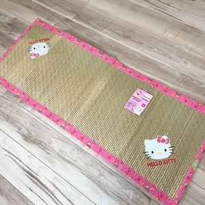 Sanrio Hello Kitty Japanese rush grass Kitchen Floor Mat Entrance Rug Pink 2012 - Picture 1 of 10